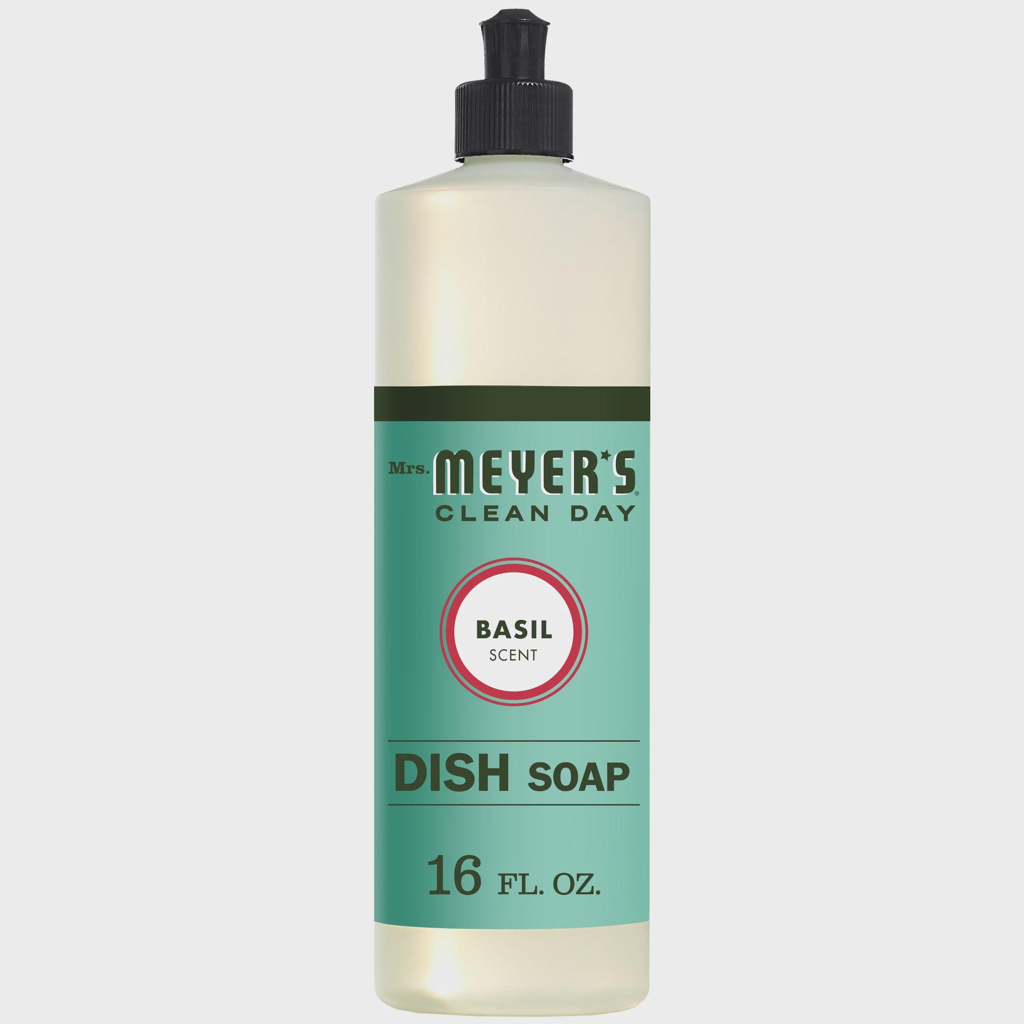 Mrs. Meyer's Dish Soap, Basil, 16 oz