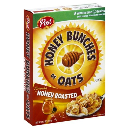 Post Cereal, Honey Bunches of Oats Honey Roasted, 12 Oz