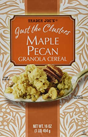 Granola, Just the Clusters/Maple Pecan Granola Cereal, 16oz