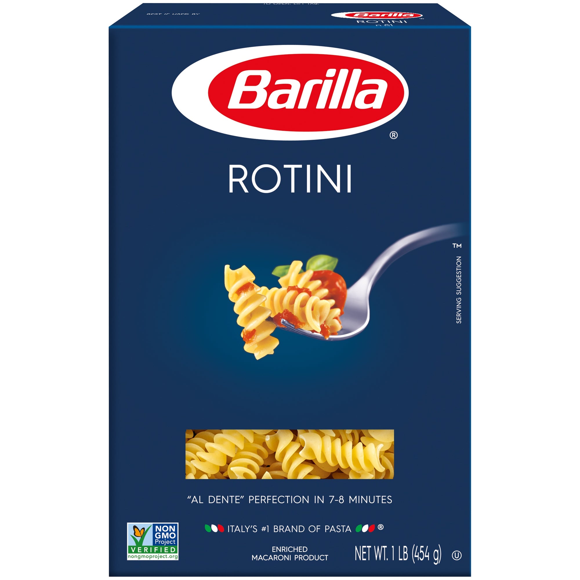 Barilla Dried Pasta, Rotini, 1 lb.