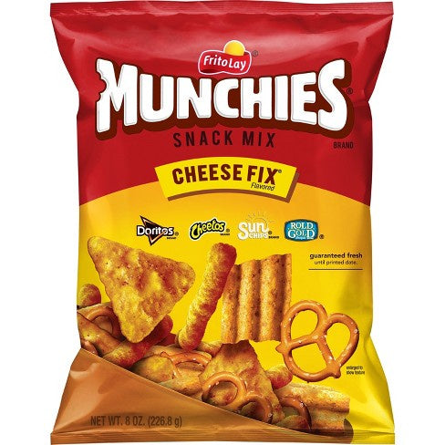 Frito Lay Munchies, Cheese Fix, 8 oz.