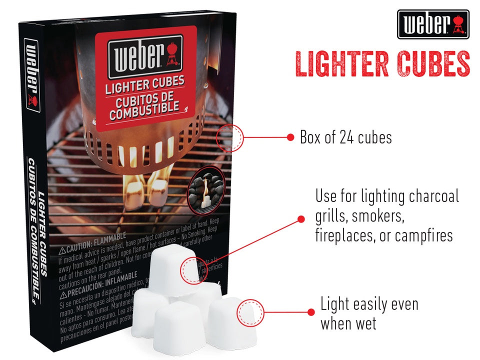 Weber Lighter Cubes 24 Ct