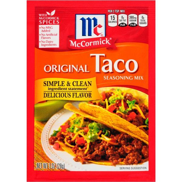 McCormick Taco Seasoning Mix 1oz