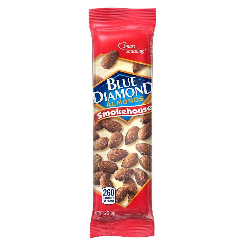 Blue Diamond Almonds, Smokehouse, Tube Pack, 1.5 oz