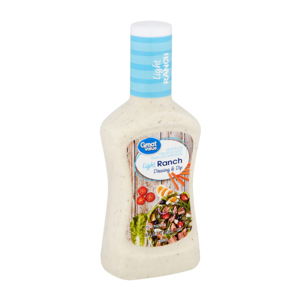 Great Value Light Ranch Dressing & Dip, 16 fl oz