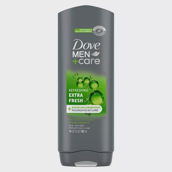 Dove Men+care Extra Fresh Body & Face Wash 18 fl oz