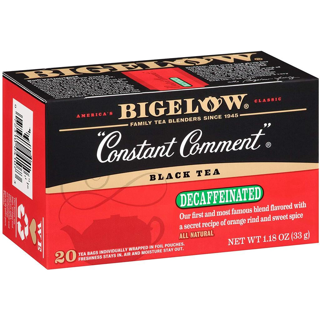 Bigelow Tea, Black Tea, Decaf, Constant Comment, 20 ct