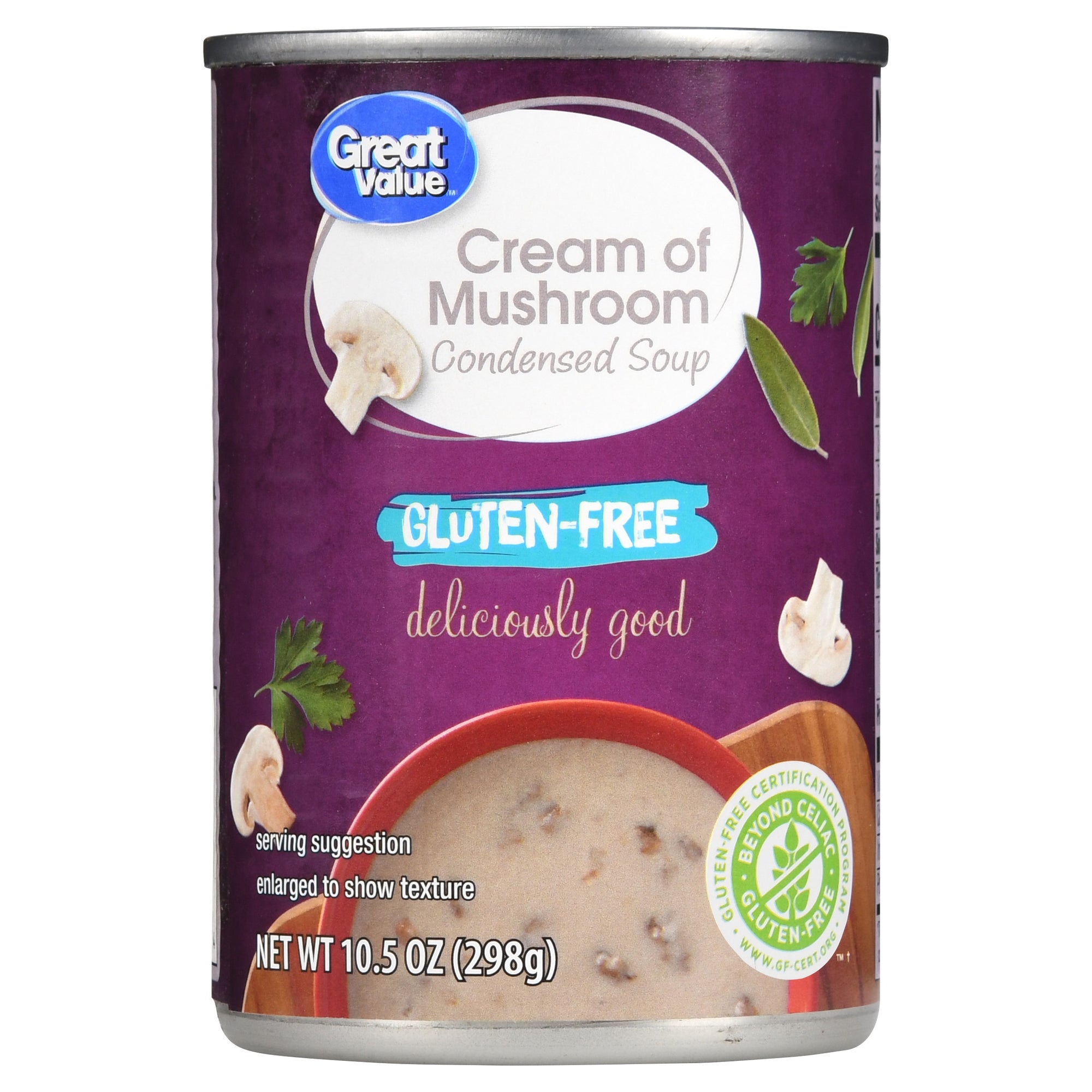 Great Value Gluten-Free Cream of Mushroom Condensed Soup, 10.5oz