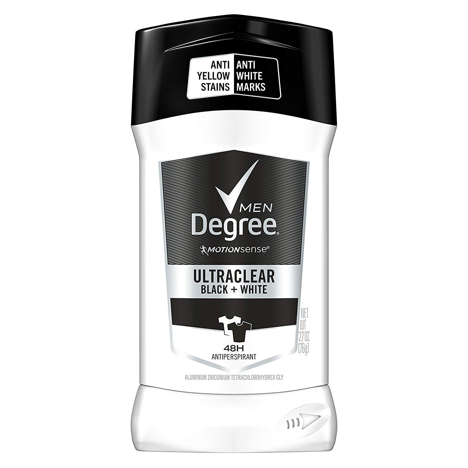 Degree Men Deodorant, Ultraclear Black + White Anti-perspirant, 2.7 Oz