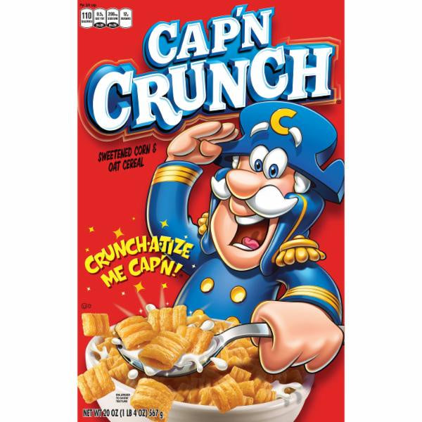 Quaker Cap'n Crunch Cereal, Original, 12.6oz