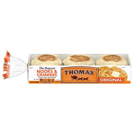 Thomas English Muffins, Original, 6 Pack