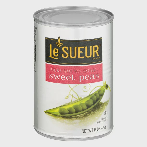 Le Sueur Green Peas, Sweet, Very Young Small 15oz