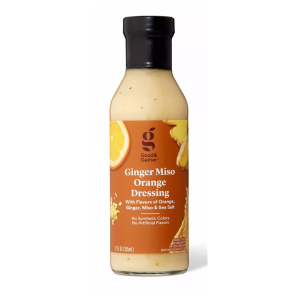 Good & Gather Dressing, Ginger Miso Orange 12 oz