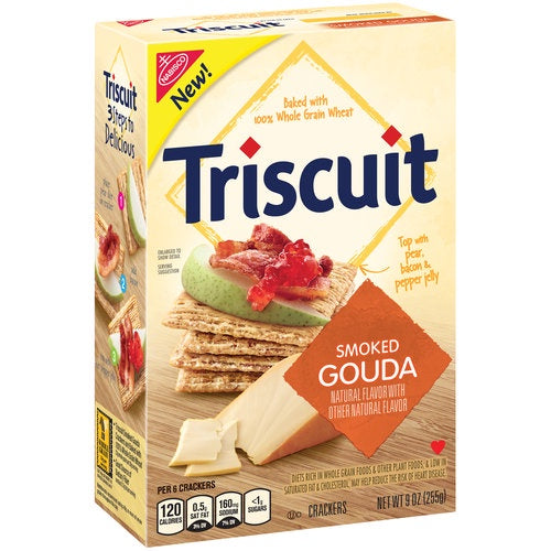 Nabisco Crackers, Triscuit, Smoked Gouda, 8.5oz