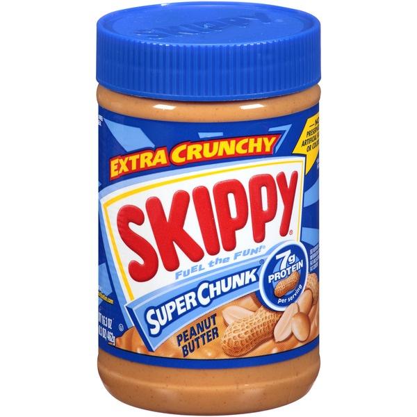 Skippy Peanut Butter, Extra Crunchy 16.3oz