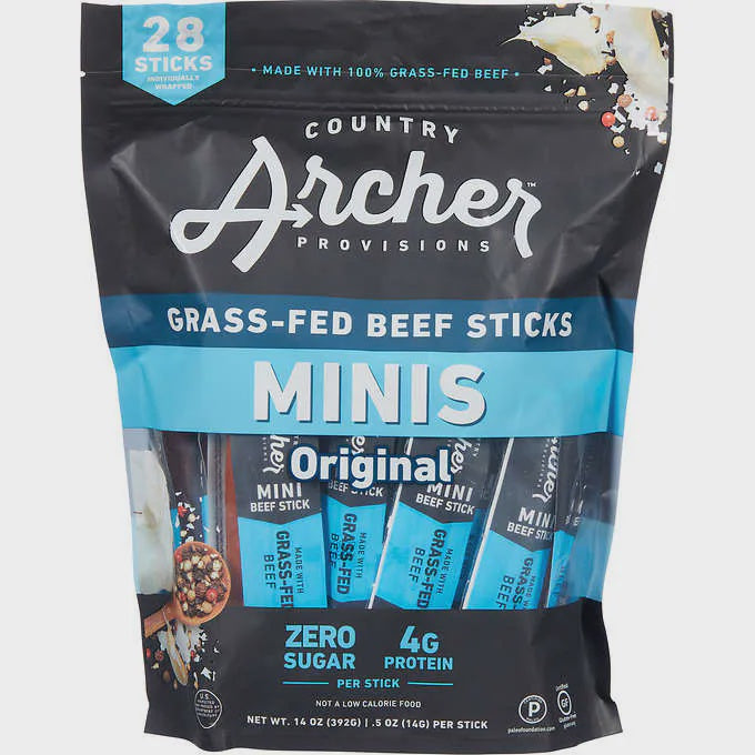 Archer Beef Sticks, Minis, 28 ct - Business