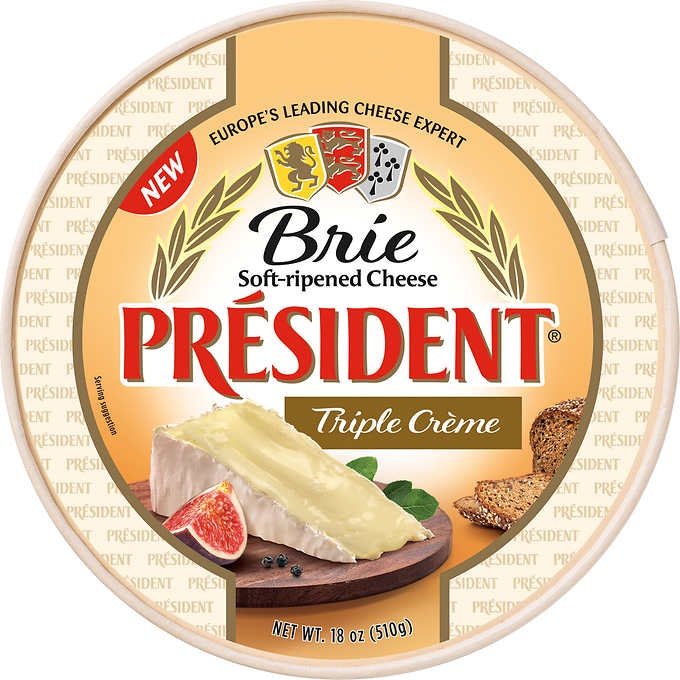 President Triple Creme Brie Cheese 18oz