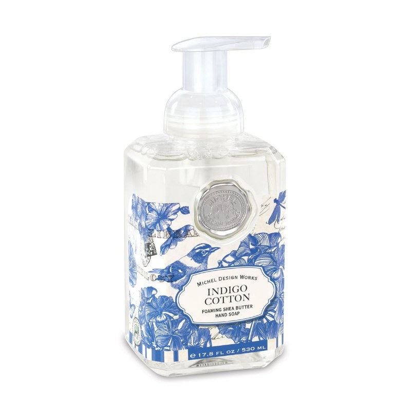 Michel Design Hand Soap, Indigo Cotton 17.8oz