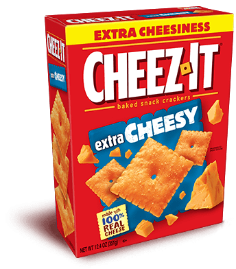 Cheez-It Crackers, Extra Cheesy, 12.4oz