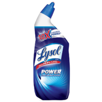 Lysol Toilet Bowl Cleaner, Power, 24 Oz