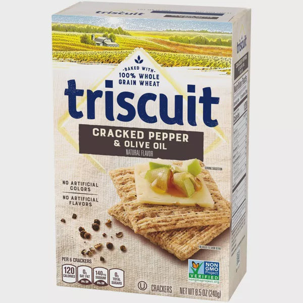 Nabisco Triscuit, Cracked Pepper and Olive Oil, 9 Oz