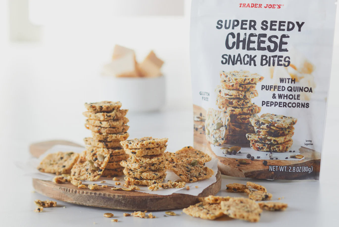 Super Seedy Cheese Snack Bites 2.8oz